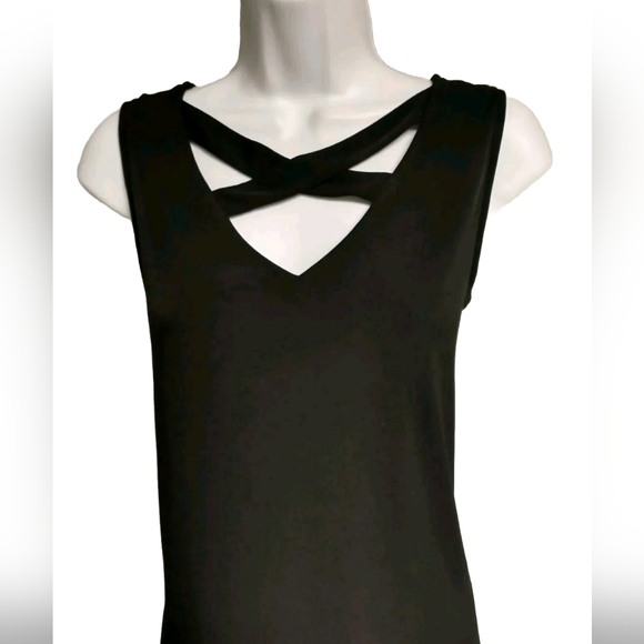 Nine West Cross-Front Sleeveless Top Size Small - Picture 4 of 6